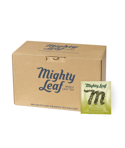 Mighty Leaf white orchard tea - 100 ct foil wrapped