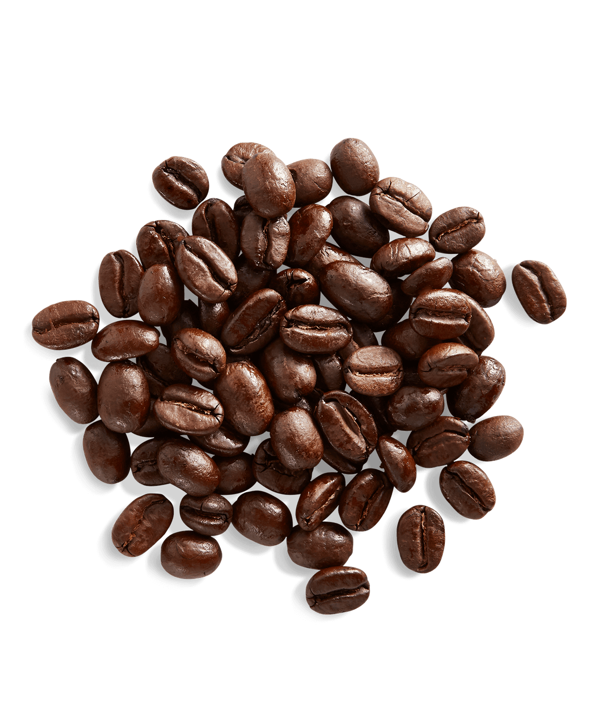 Peet's Colombia Coffee beans shown up close with detail