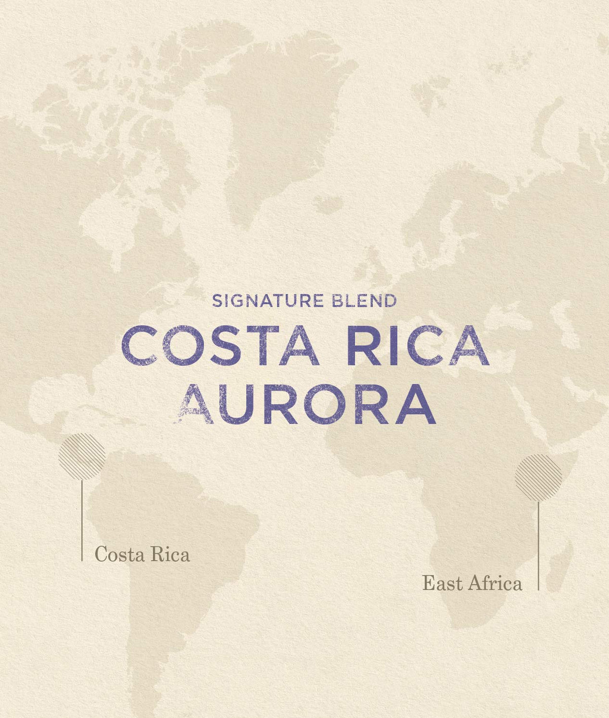 Peet's Coffee Costa Rica Aurora Signature Blend Logo