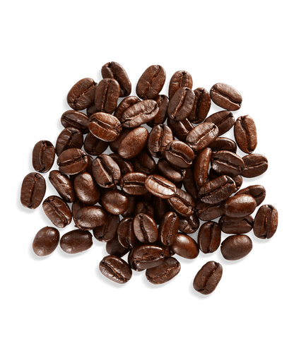 Peet's Garuda Blend Coffee beans shown up close with detail