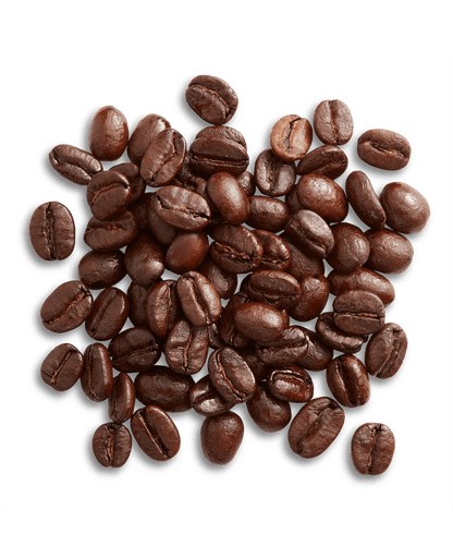 Peet's Holiday Blend Coffee beans shown up close with detail