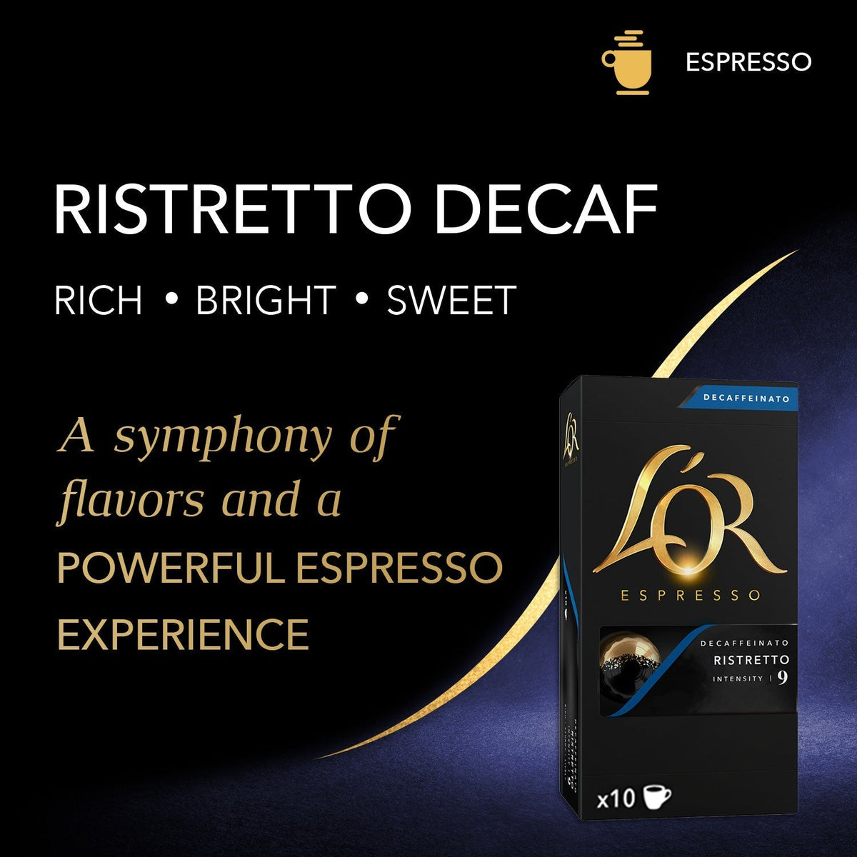A symphony of flavors and a powerful espresso experience.