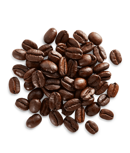 Peet's Sulawesi-Kalosi Coffee beans shown up close with detail